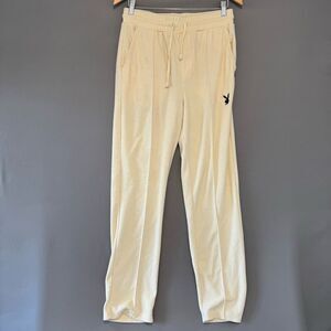 Pacsun X Playboy Yellow Pants W Drawstrings Casual Lounge Women’s Size Small